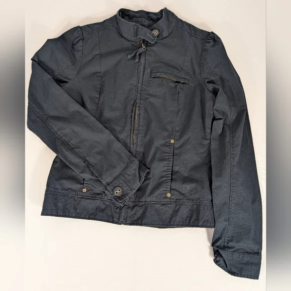 Vans Women's Blue Zip Up Casual Streetwear Skater Jacket 100% Cotton Size Large - Picture 1 of 15